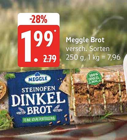 Meggle Steinofen Dinkel Brot - Verschiedene Sorten