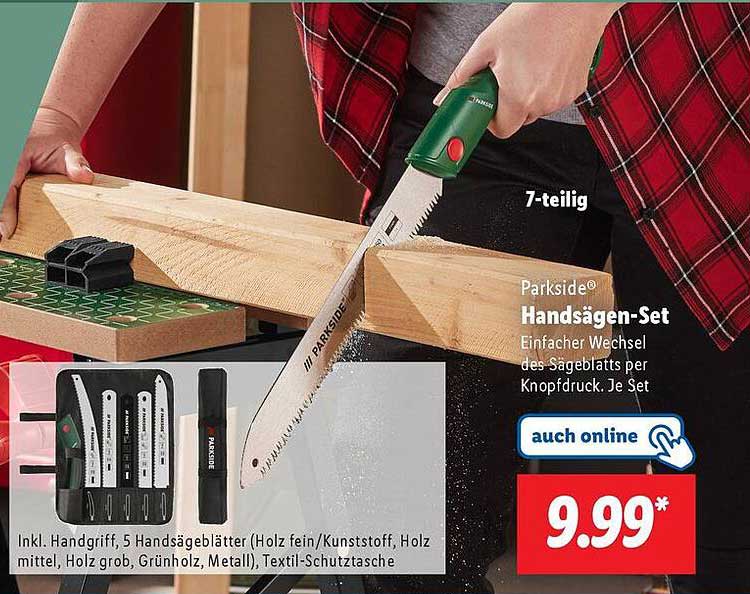 Parkside® Handsägen-Set 7-teilig
