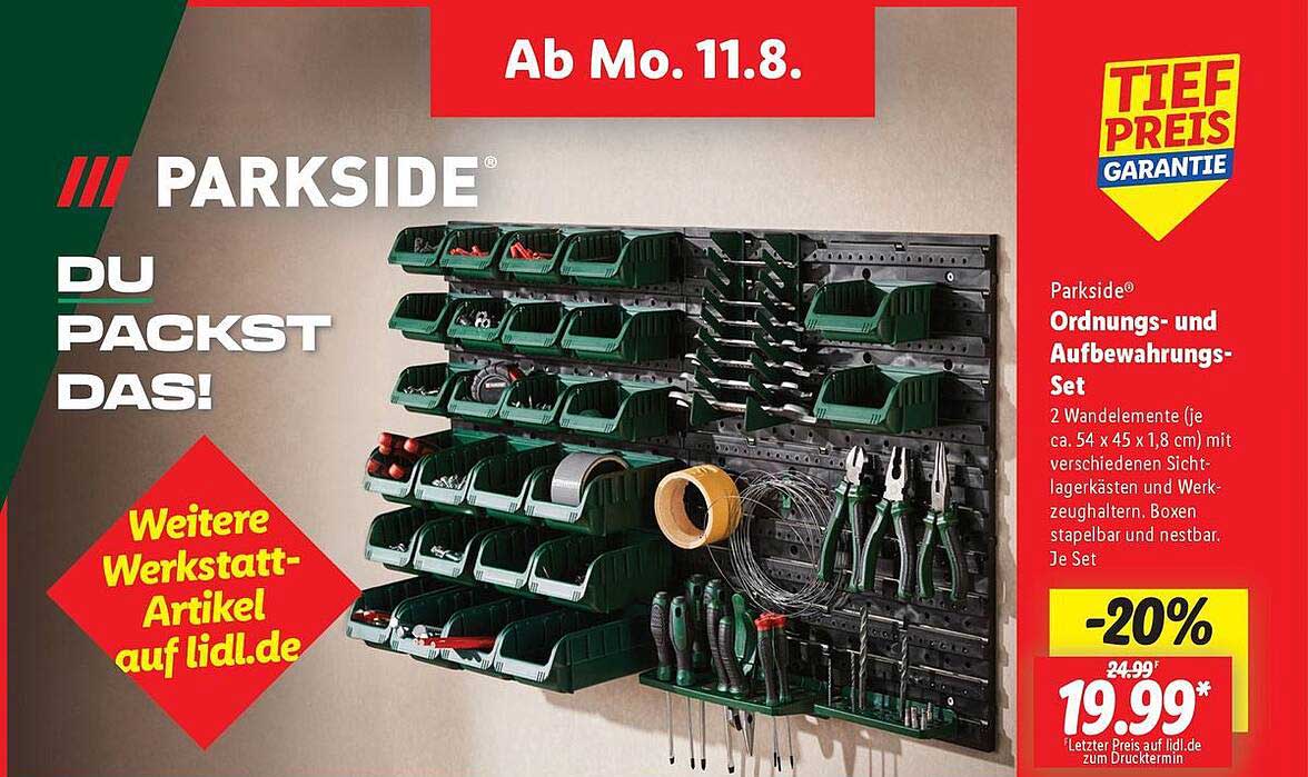 Parkside® Ordnungs- und Aufbewahrungs-Set