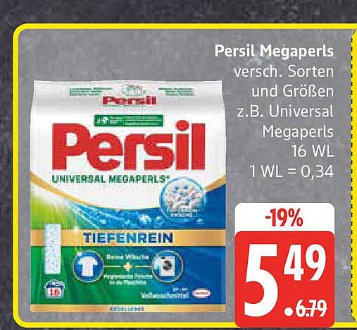 Persil Megaperls - Tiefenrein für strahlend saubere Wäsche