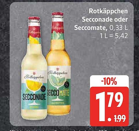 Rotkäppchen Secconade oder Seccolate 0,33 L