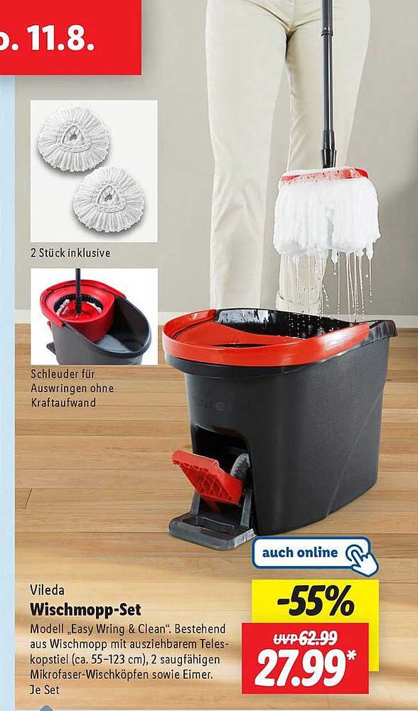 Vileda Wischmopp-Set – Modell 'Easy Wring & Clean'