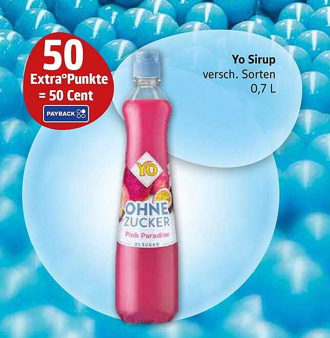 Yo Sirup - vers. Sorten 0,7 L
