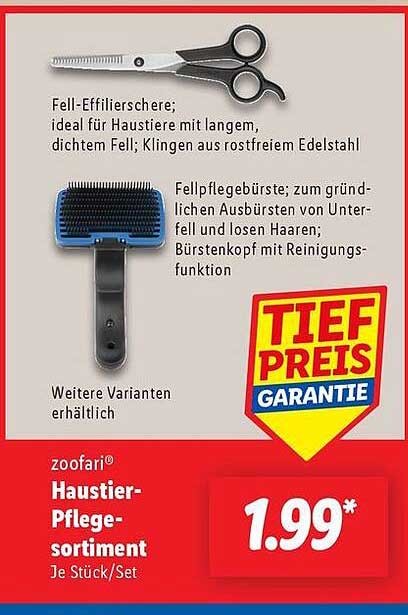 zoofari® Haustier-Pflegesortiment