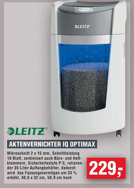 AKTENVERNICHTER IQ OPTIMAX
