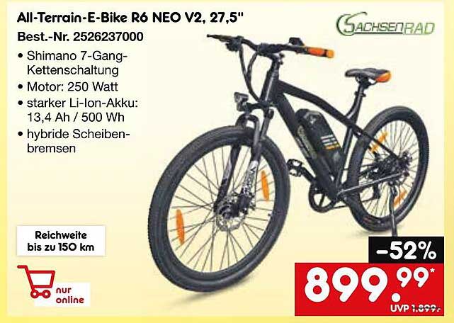 All-Terrain-E-Bike R6 NEO V2, 27,5"