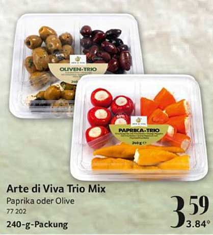 Arte di Viva Trio Mix - Paprika und Oliven