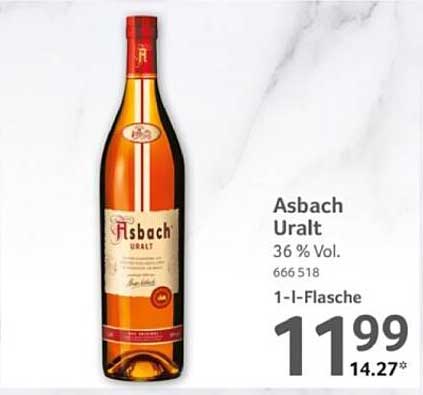 Asbach Uralt 1-Liter-Flasche