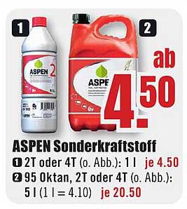 ASPEN Sonderkraftstoff