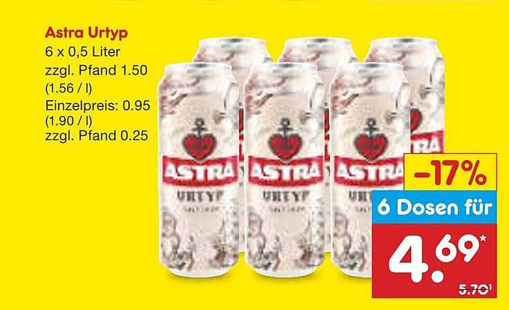 Astra Urtyp 6 x 0,5 Liter