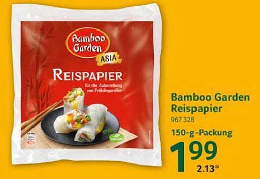 Bamboo Garden Reispapier 150-g-Packung