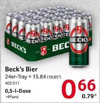 Beck's Bier 0,5 l Dose