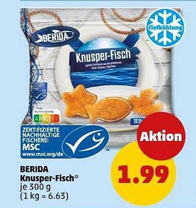 BERIDA Knusper-Fisch* je 300 g