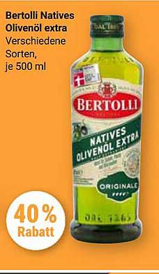 Bertolli Natives Olivenöl extra - verschiedene Sorten, je 500 ml