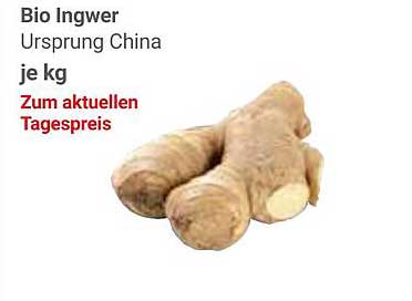 Bio Ingwer – Herkunft: China