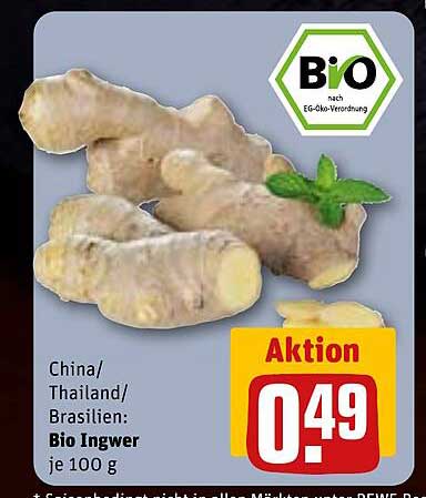BIO Ingwer je 100 g