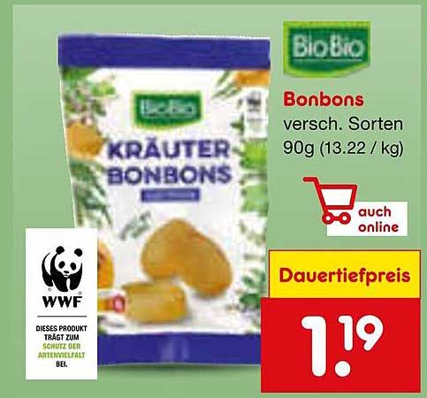 BioBio Kräuterbonbons, 90g