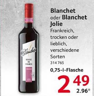 Blanchet oder Blanchet Jolie – Französischer Wein