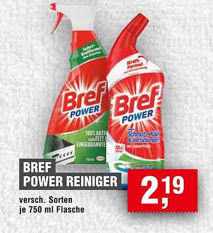Bref Power Reiniger 750 ml Flasche