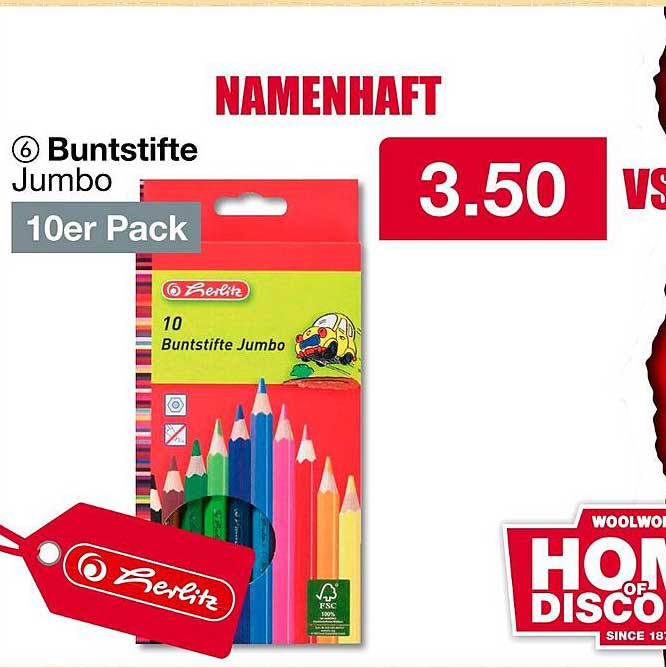 Buntstifte Jumbo 10er Pack