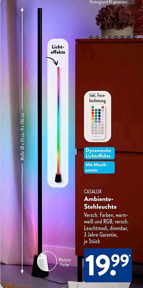CASALUX Ambiente-Stehlampe
