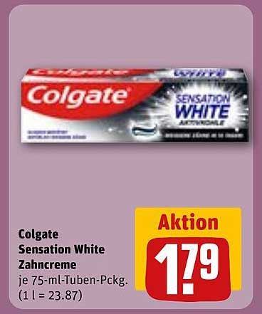 Colgate Sensation White Zahnpasta 75 ml - Aktion