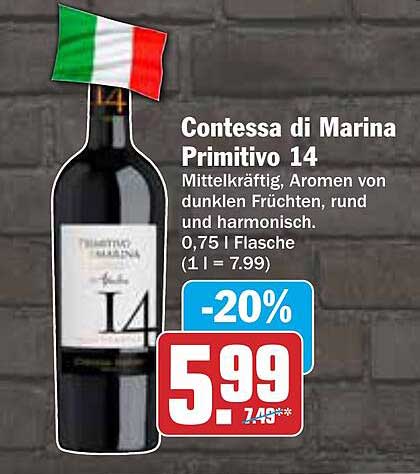 Contessa di Marina Primitivo 14