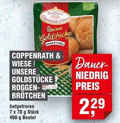 COPPENRATH & WIESE UNSERE GOLDSTÜCKE ROGGENBRÖTCHEN