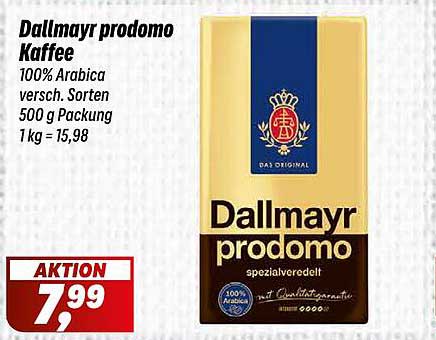 Dallmayr prodomo Kaffee 500 g Packung
