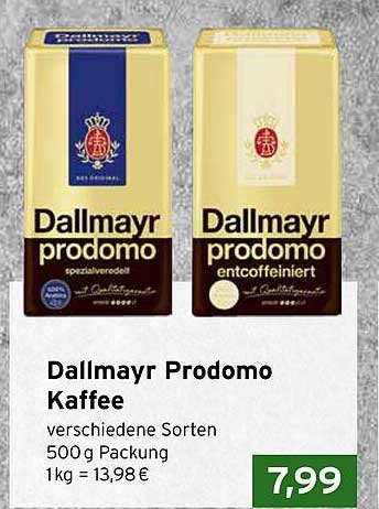 Dallmayr Prodomo Kaffee