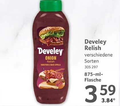 Develey Relish Onion 875 ml