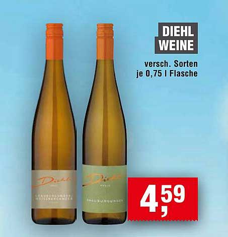 DIEHL Weine - versch. Sorten je 0,75 l Flasche