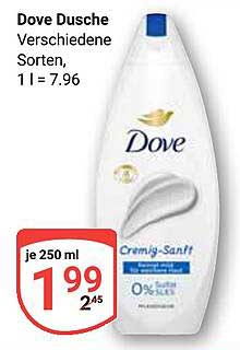 Dove Dusche Verschiedene Sorten, je 250 ml
