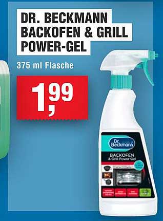 Dr. Beckmann Backofen & Grill Power-Gel 375 ml Flasche