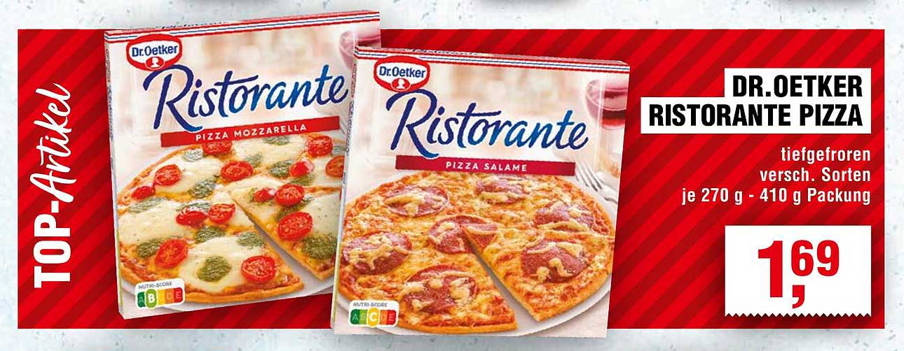 Dr. Oetker Ristorante Pizza - verschiedenen Sorten