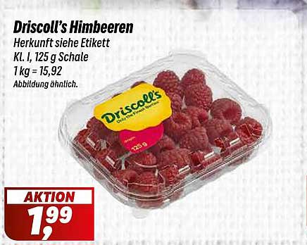 Driscoll's Himbeeren 125 g - Frische aus der Natur