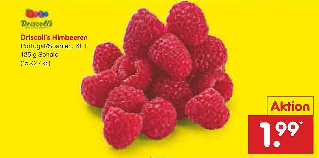Driscoll's Himbeeren 125 g Schale
