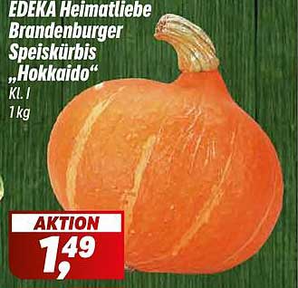 EDEKA Heimatliebe Brandenburger Speisekürbis „Hokkaido“ Kl. I 1 kg