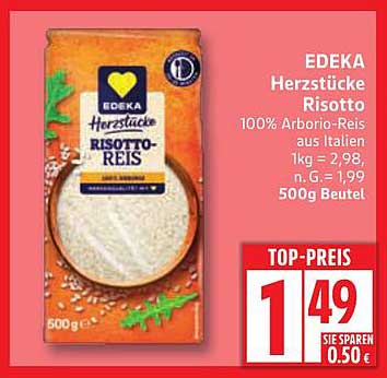 EDEKA Herzstücke Risotto – 500g Beutel