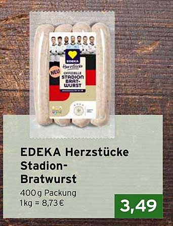 EDEKA Herzstücke Stadion-Bratwurst
