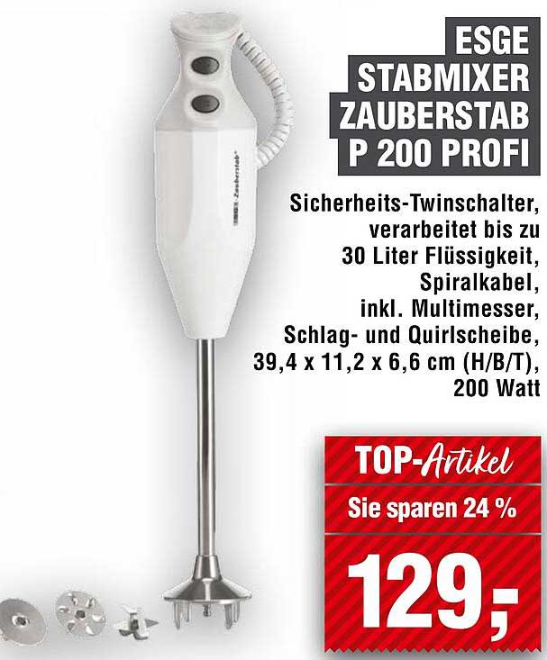 ESGE Stabmixer Zauberstab P 200 Profi