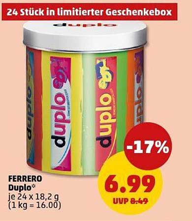 FERRERO Duplo* in limitierter Geschenkbox – 24 Stück