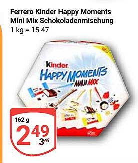 Ferrero Kinder Happy Moments Mini Mix Schokoladenmischung