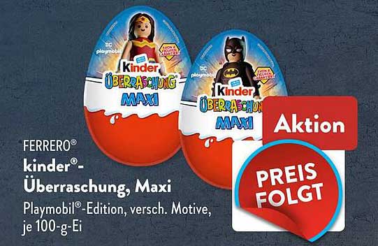 FERRERO® kinder® Überraschung, Maxi - Playmobil®-Edition