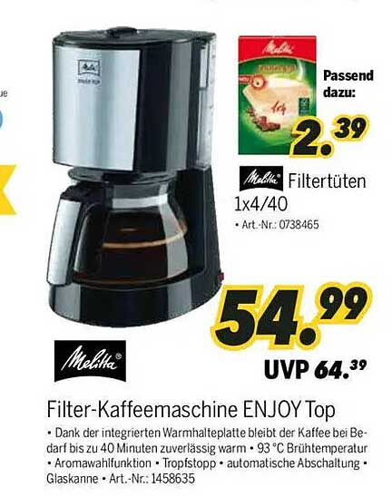 Filter-Kaffeemaschine ENJOY Top
