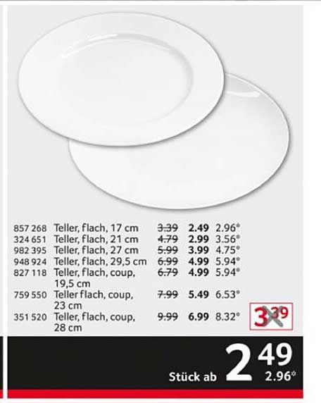 Flache Teller in verschiedenen Größen – Perfekt für jeden Anlass