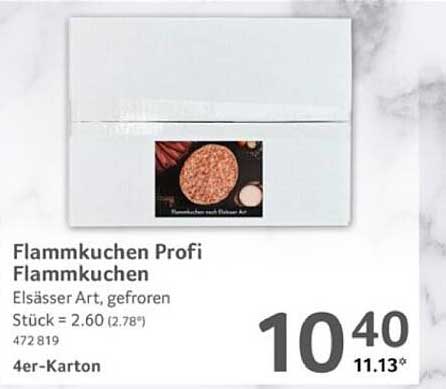 Flammkuchen Profi Flammkuchen, Elsässer Art, gefroren