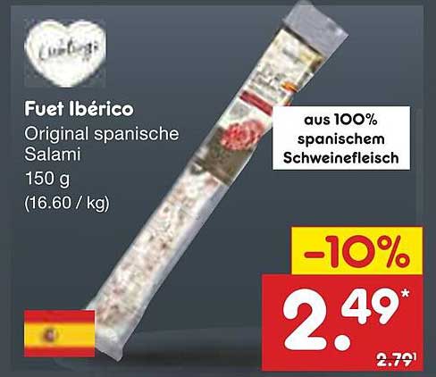 Fuet Ibérico - Original spanische Salami 150 g