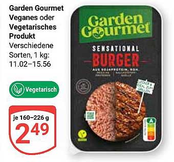 Garden Gourmet Sensational Burger - Veganes oder Vegetarisches Produkt