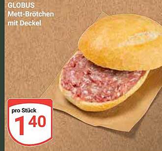 GLOBUS Mett-Brötchen mit Deckel